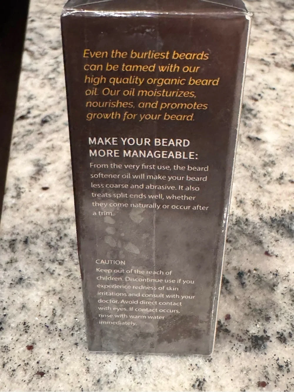 Beard Goals Beard Oil — Brown